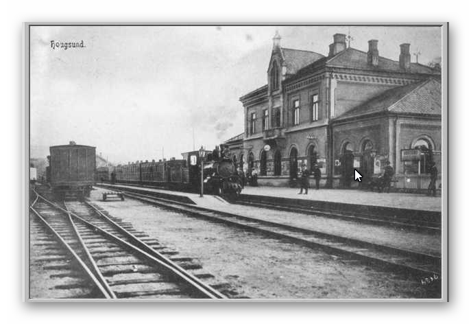 Hokksund stasjon 1890