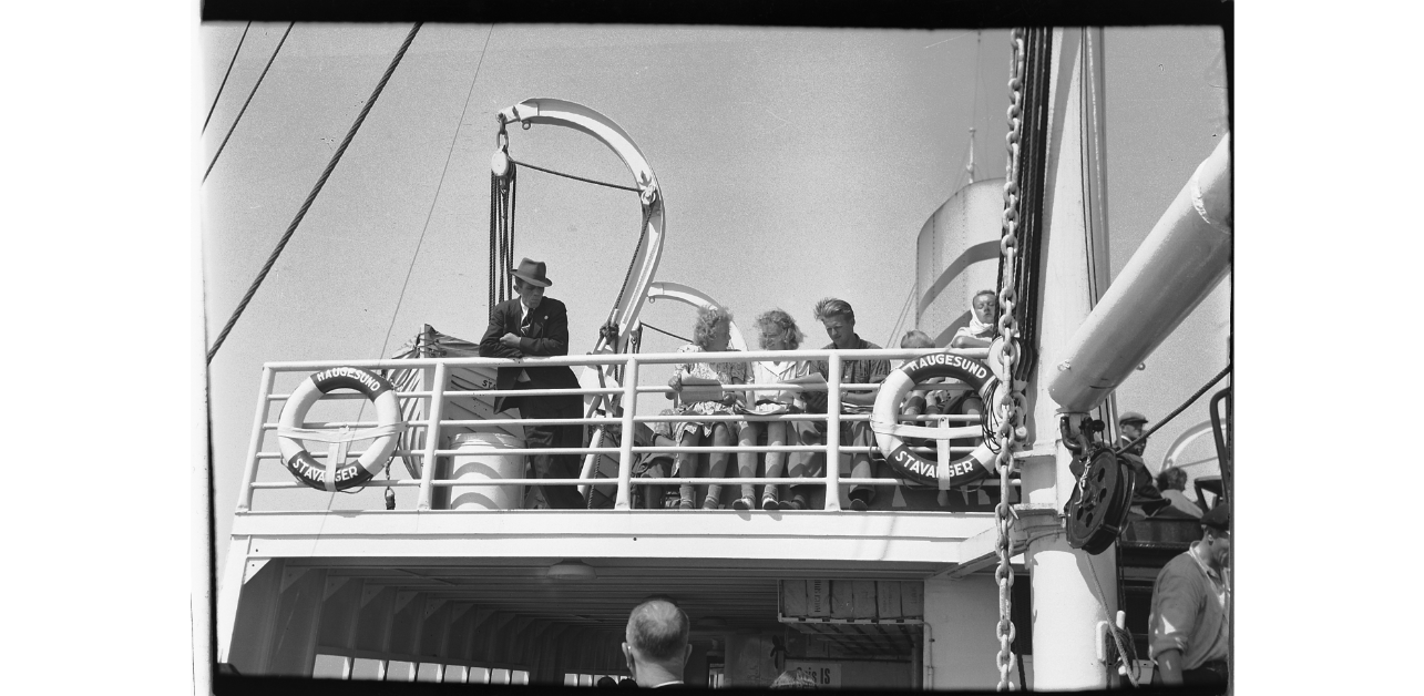 MS Haugesund som gikk i rute Stavanger-Haugesund fra 1948 til slutten av 60 tallet