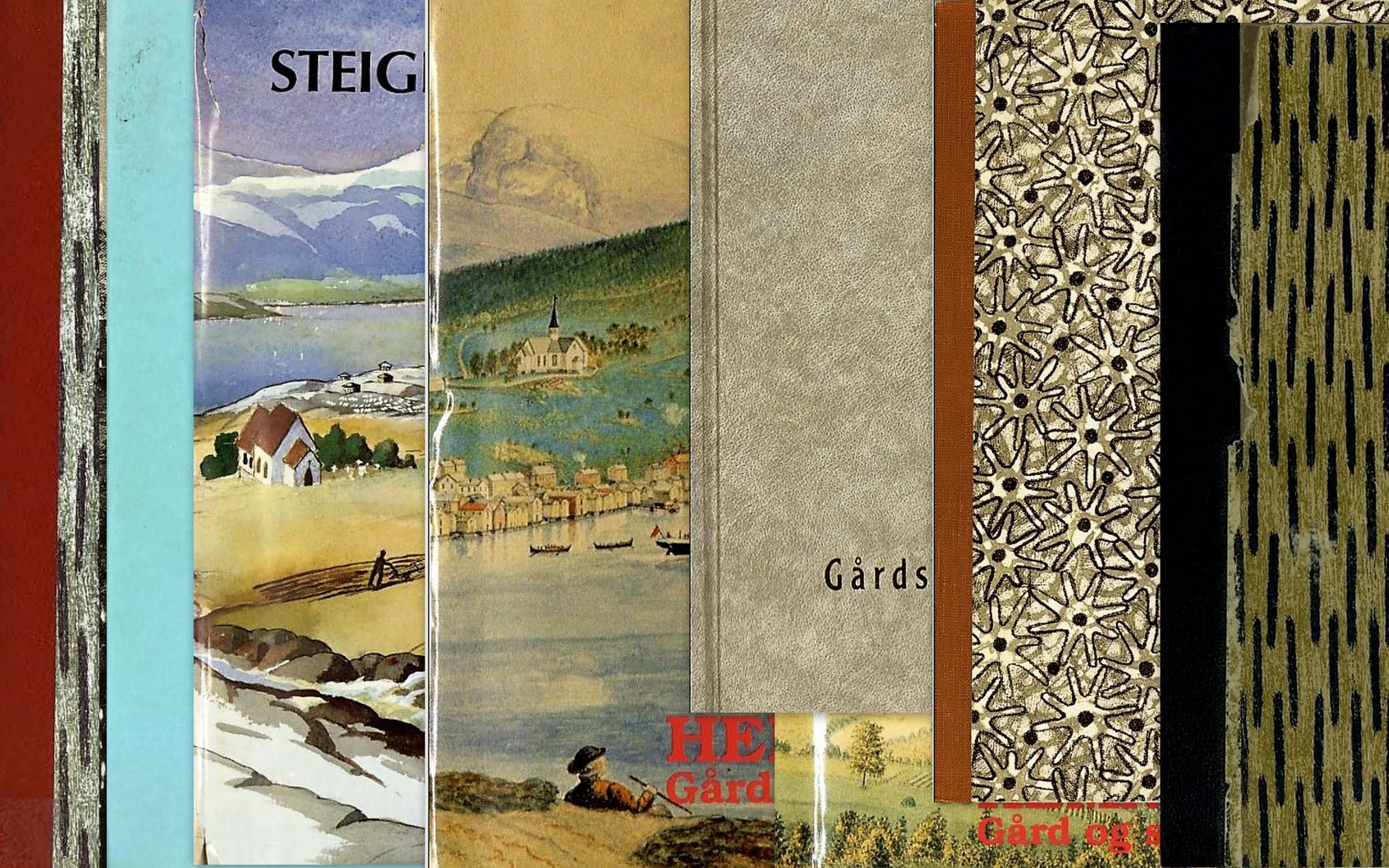 Byggdebokomslag i kollasj