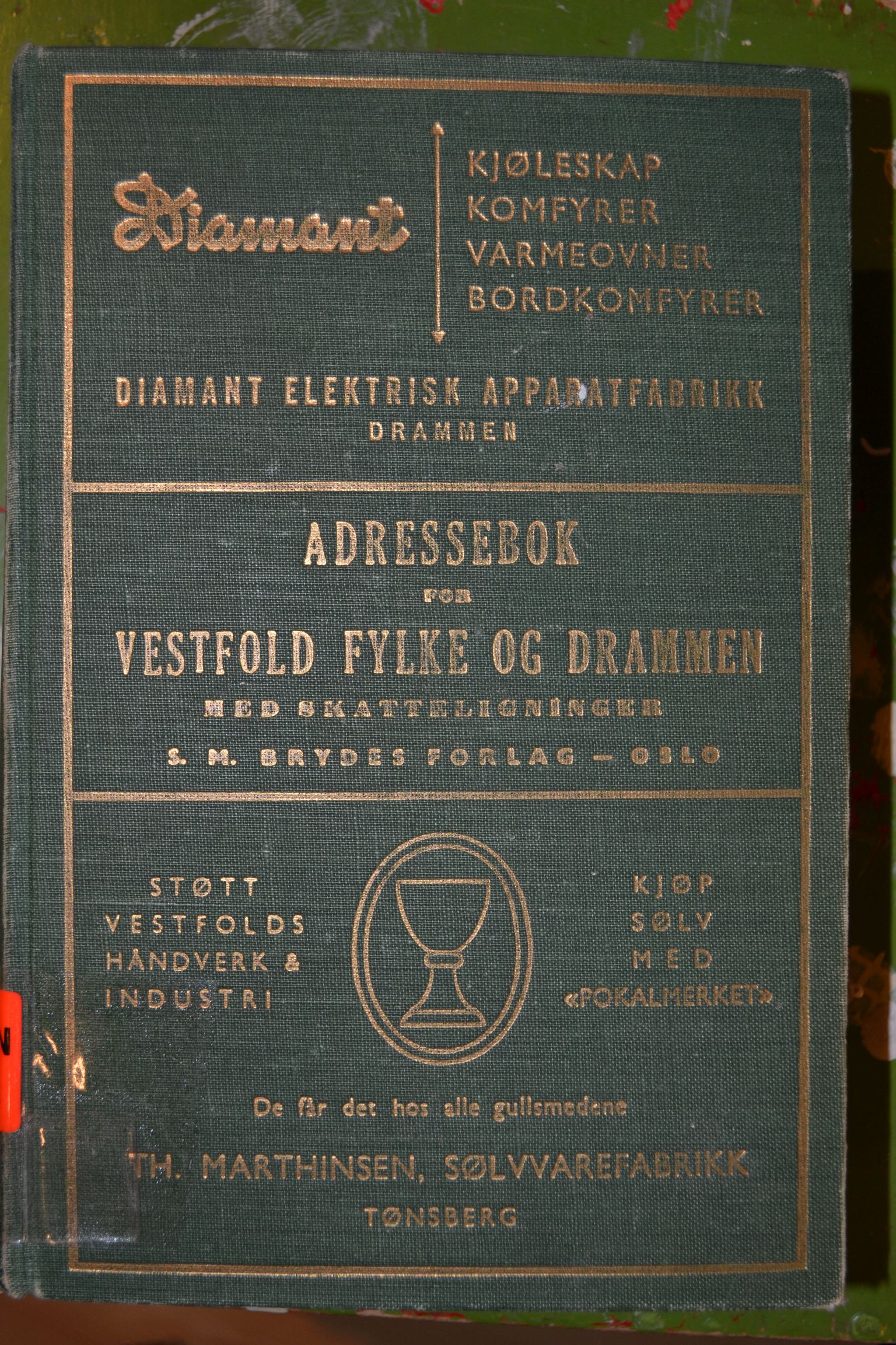 Adressebok for Vestfold 1956