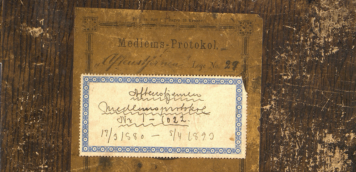 Medlemsprtokoller fra Losje Aftenstjernen