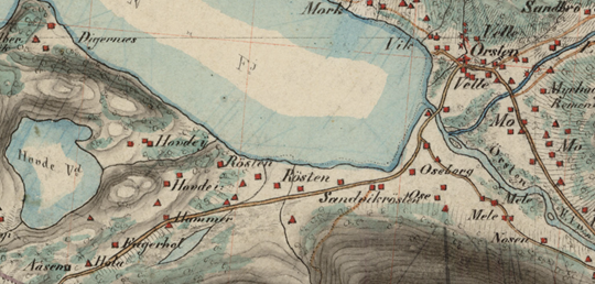 Historisk kart over Ørsta