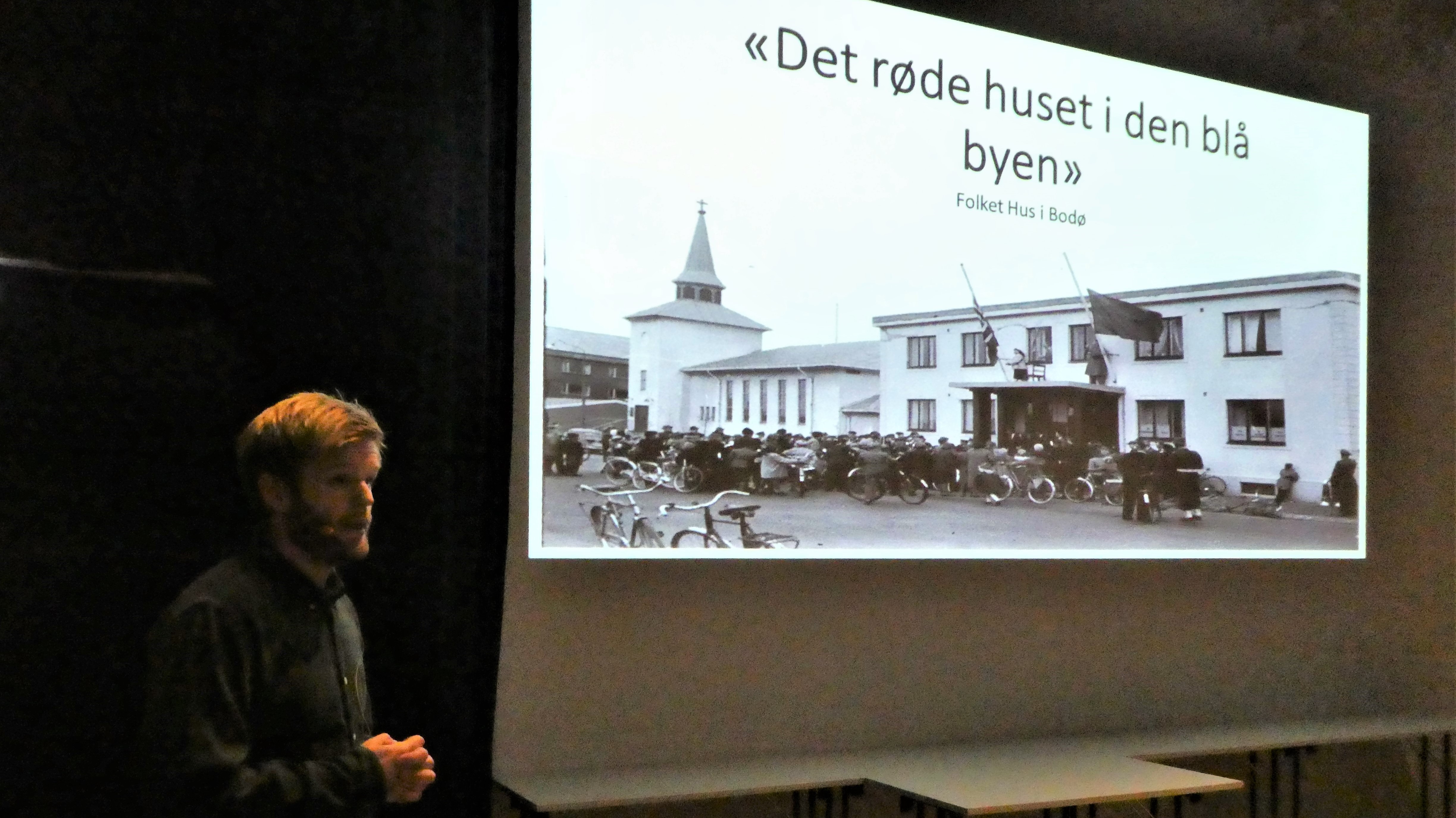 Fredrik Lie om Folkets hus i Bodø, nov. 2017