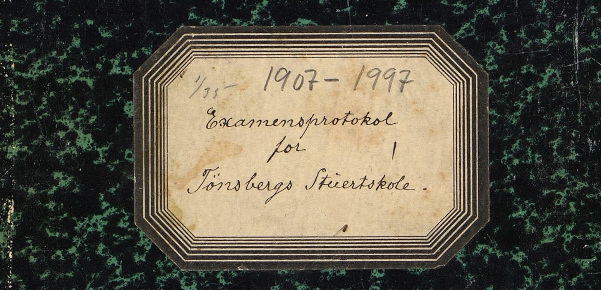 Protokoll fra Tønsberg stuertskole