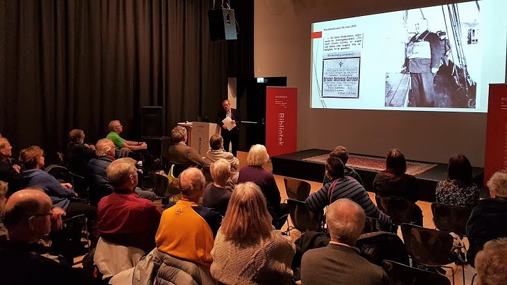 Breder Carlsen på medlemsmøtet desember 2017