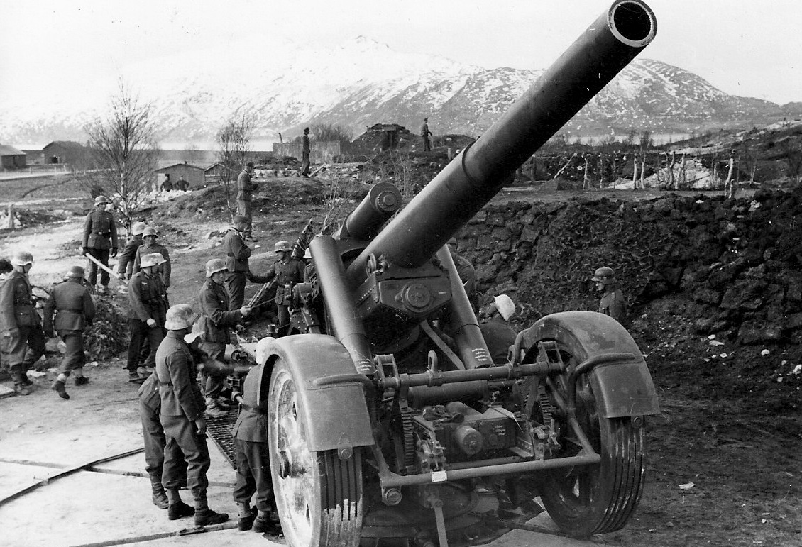 Krigen i Bodø - tyskere og kanondrill