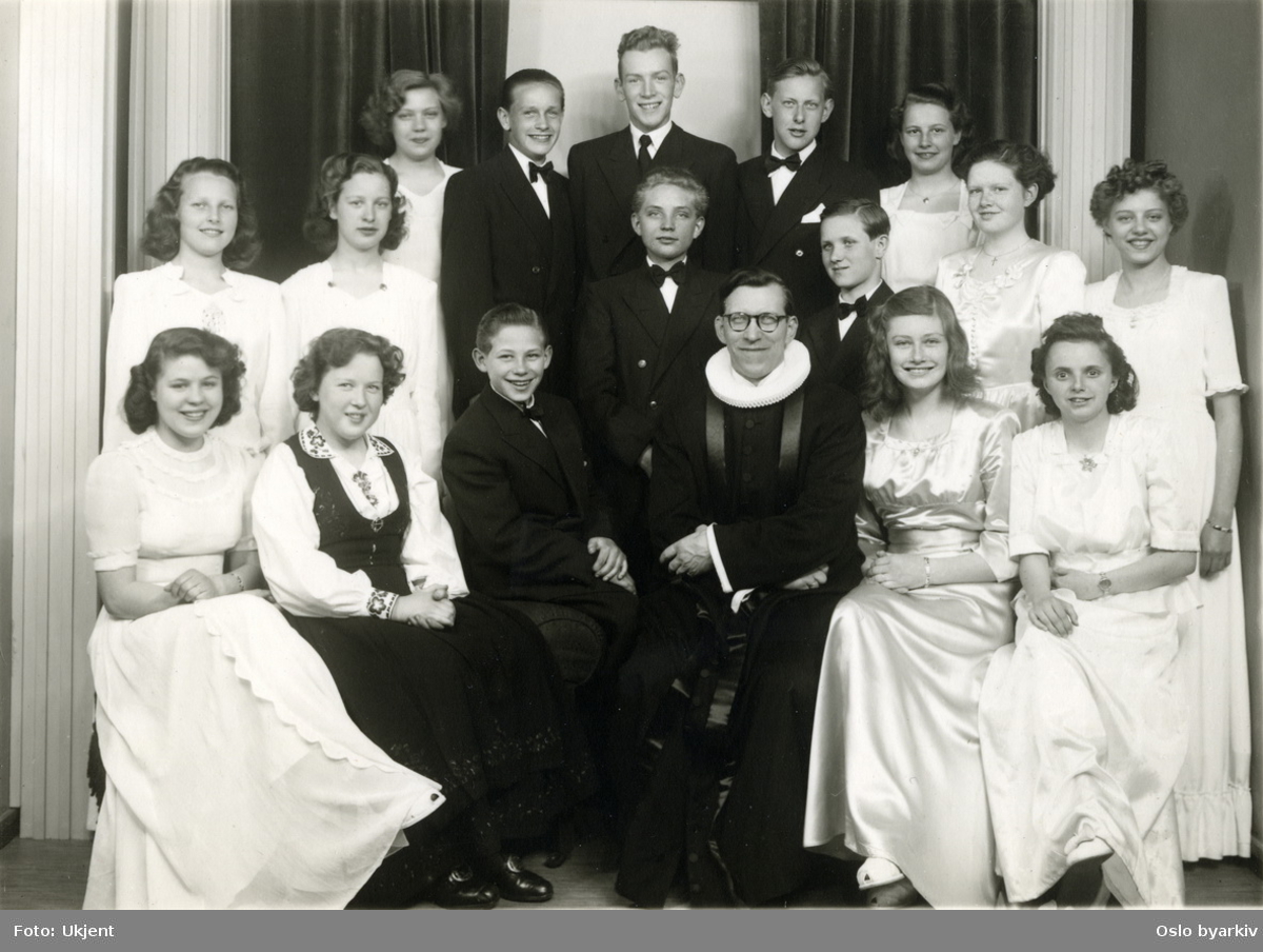 Oslo byarkiv, prest og konfirmanter