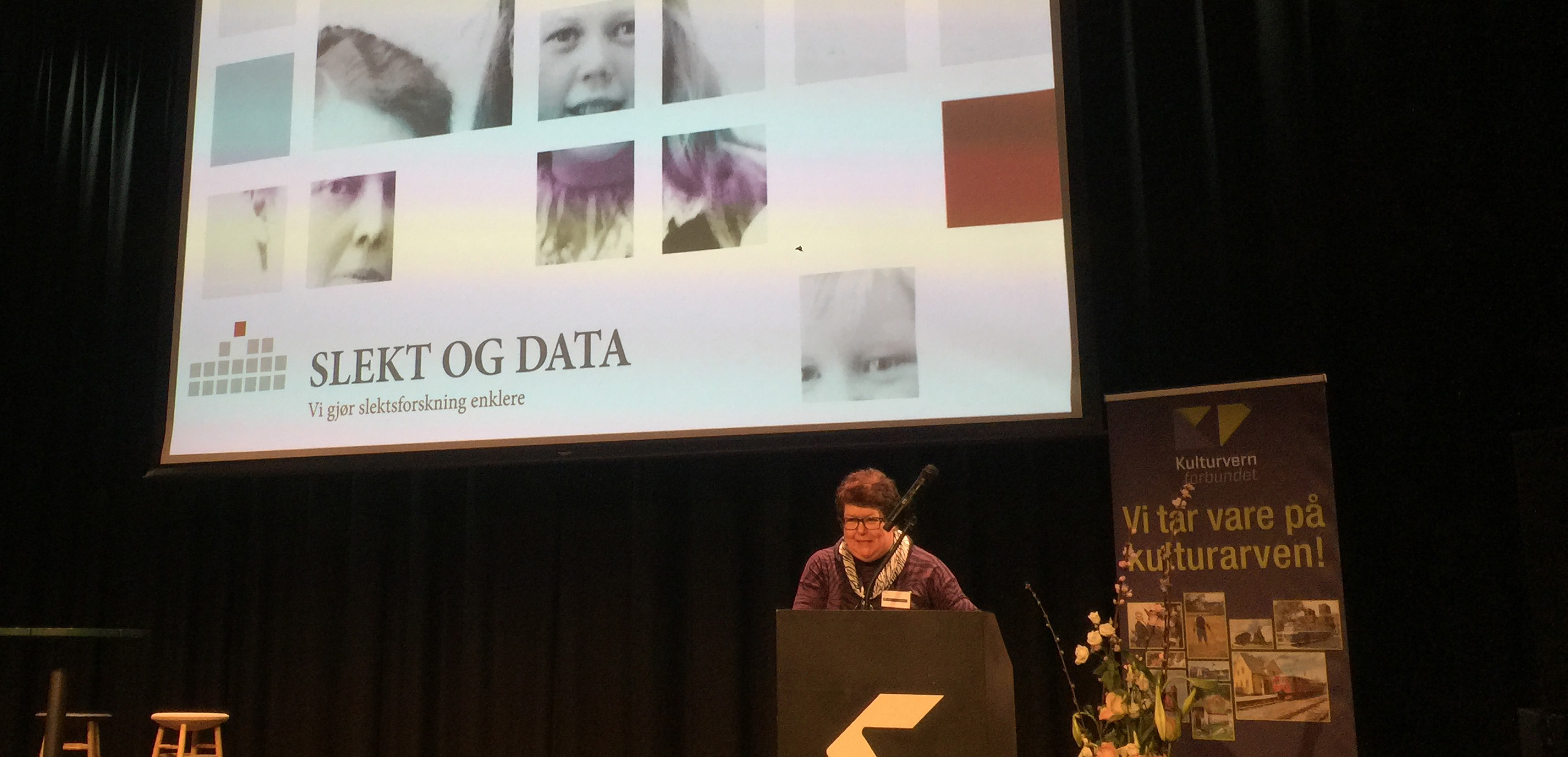 Tone Moseid holder foredrag på Kulturvernkonferansen 2018