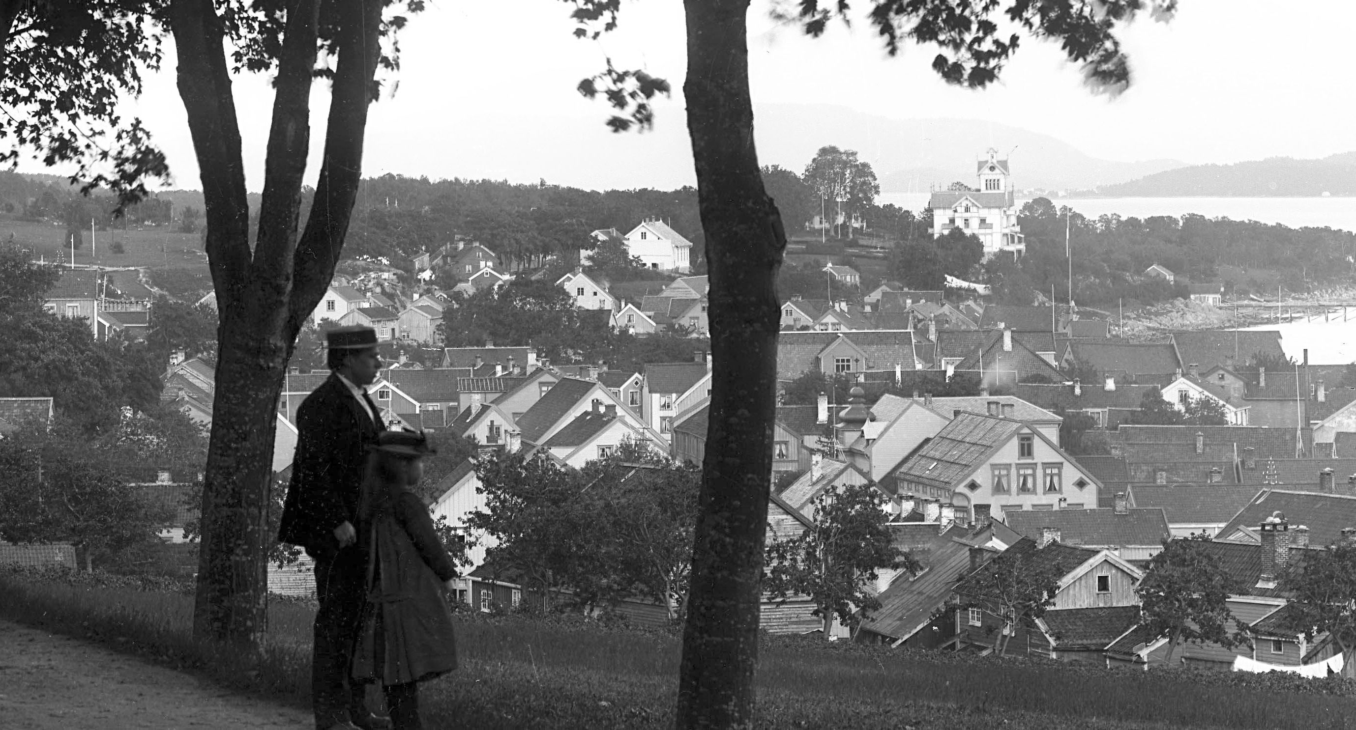 Parkvegen i Molde på 1890-tallet