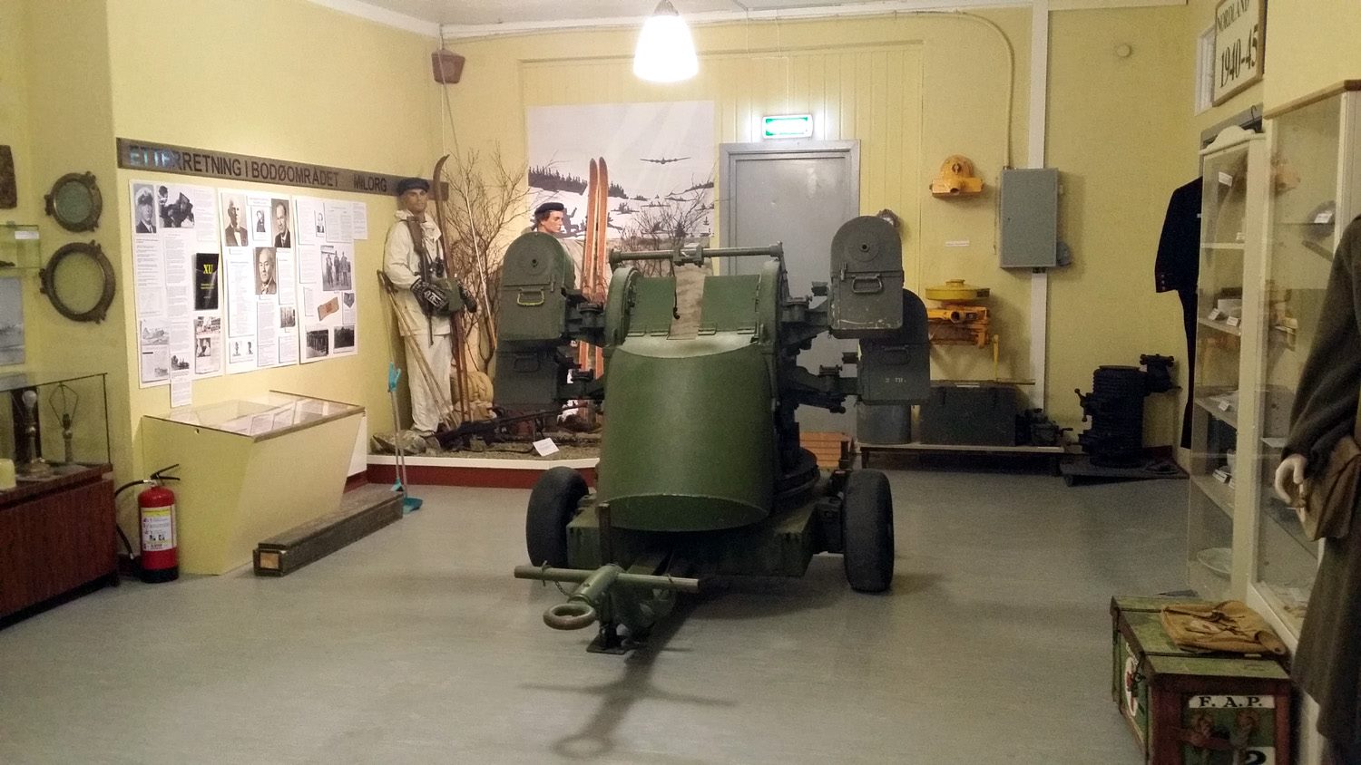 Bilde fra Bodø krigshistorisk museum