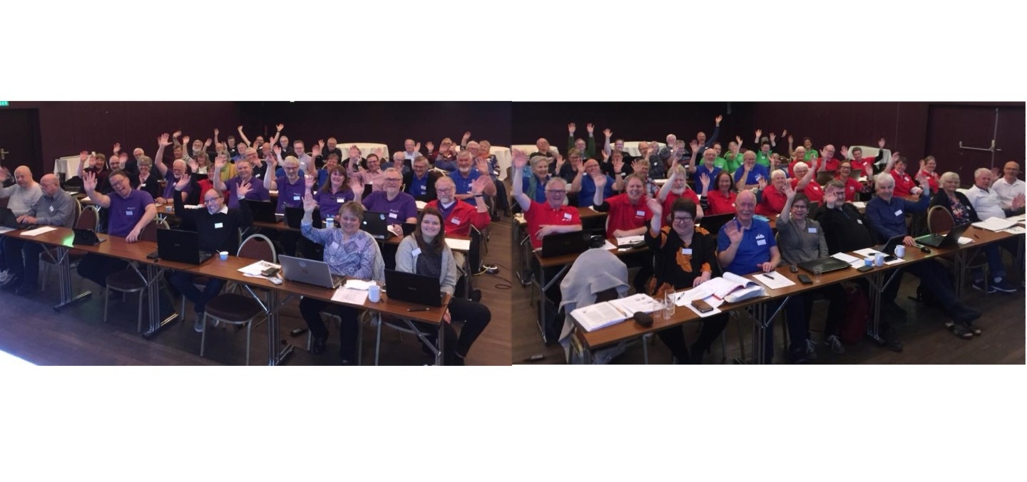 Delegatene på Slekt og Datas landsmøte 2018