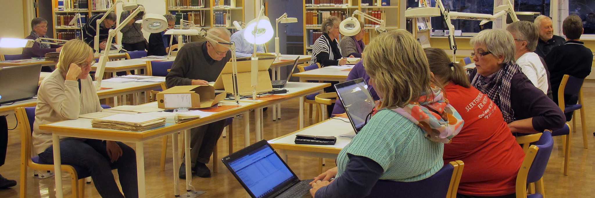 Lørdagsåpen lesesal Statsarkivet i Kongsberg