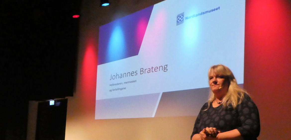 Tove Mette Mæland i Stormen bibliotek des 2018 om Brateng