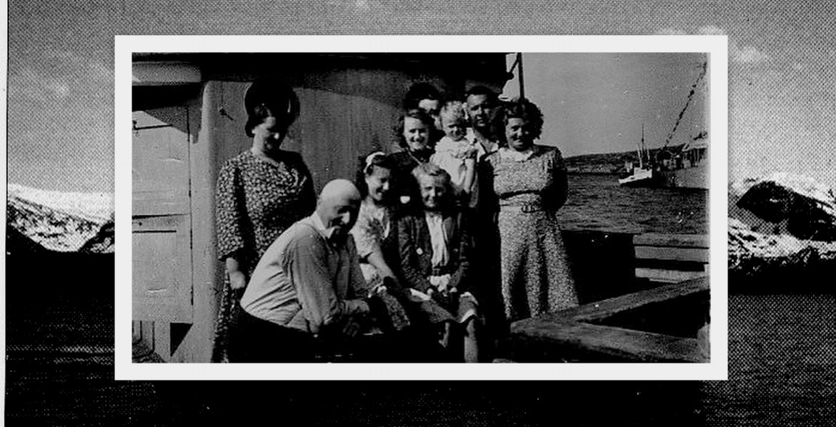 Hans Hansen med familie - Fra Gerd Karin Lysholm