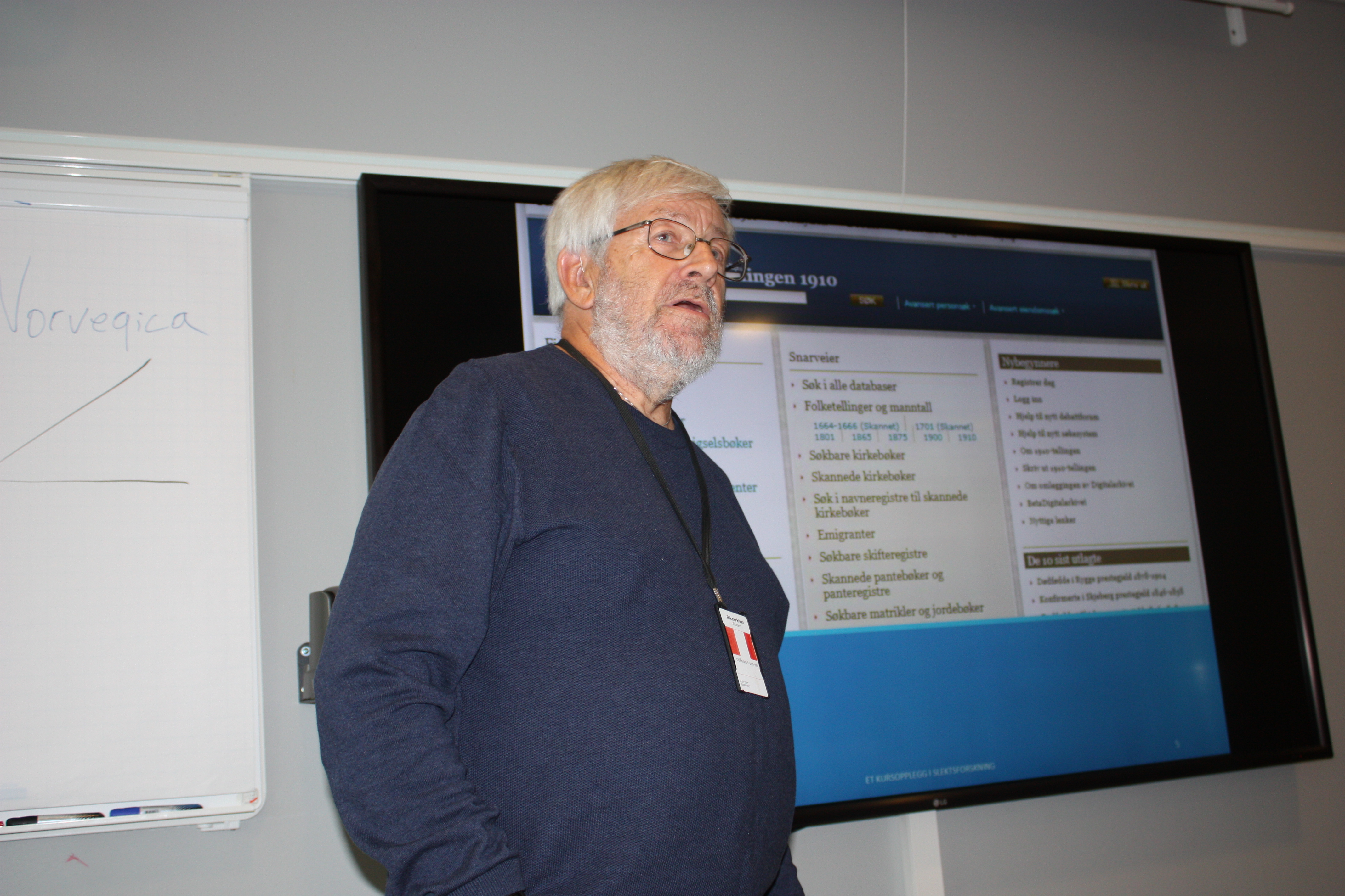 Finn Karlsen snakker om militære kilder i november