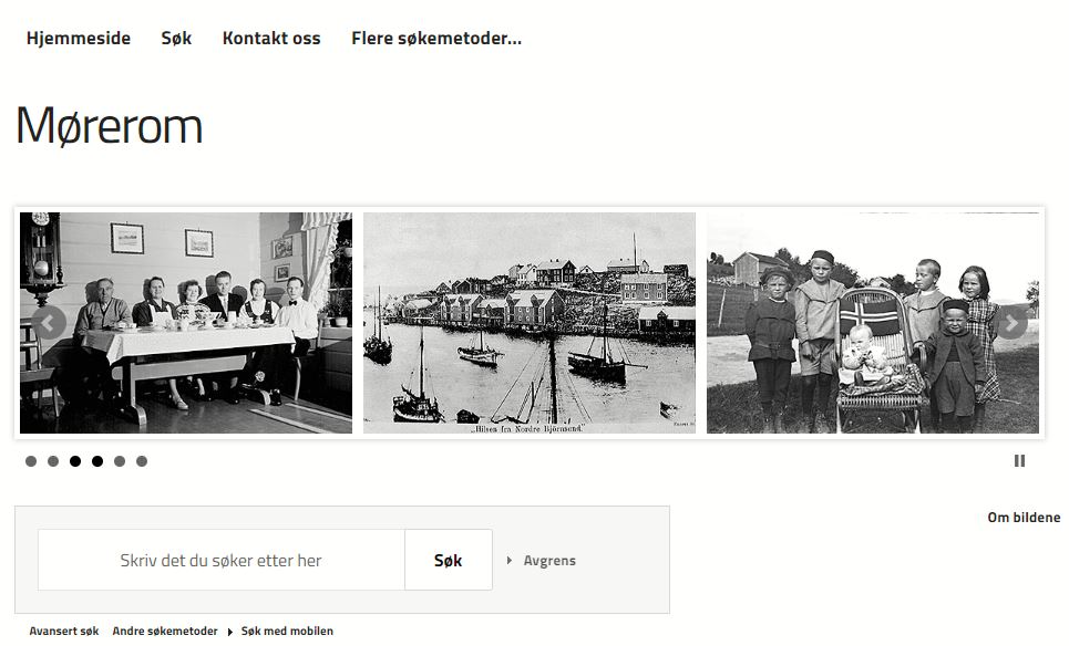 MøreRom, en database