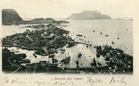 Aalesund efter branden 1904