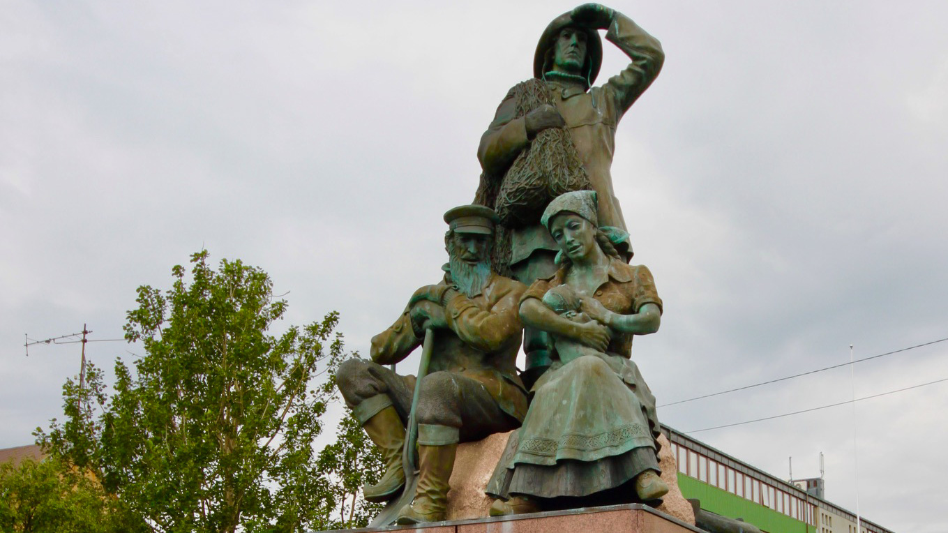 Innvandrermonumentet i Vadsø; foto Alf E. Hansen