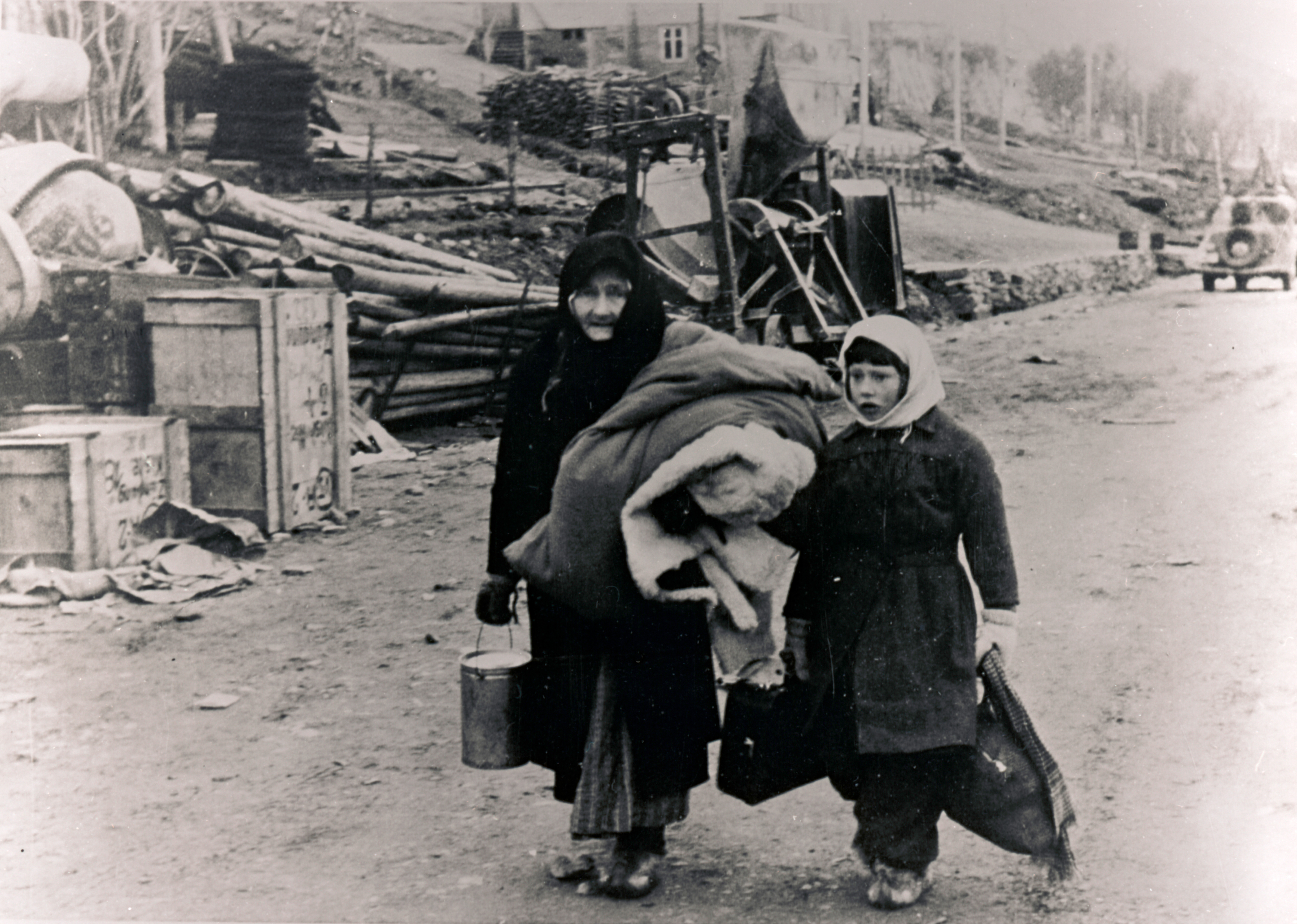 Tvangsevakuering - foto: Nord-Troms museum