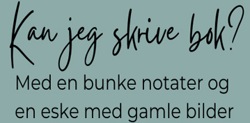 Kan jeg skrive bok