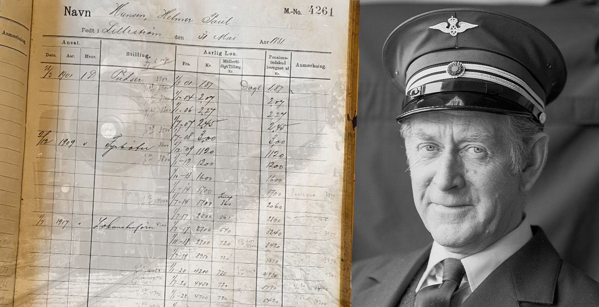 Kollasj: Personalrull og konduktør