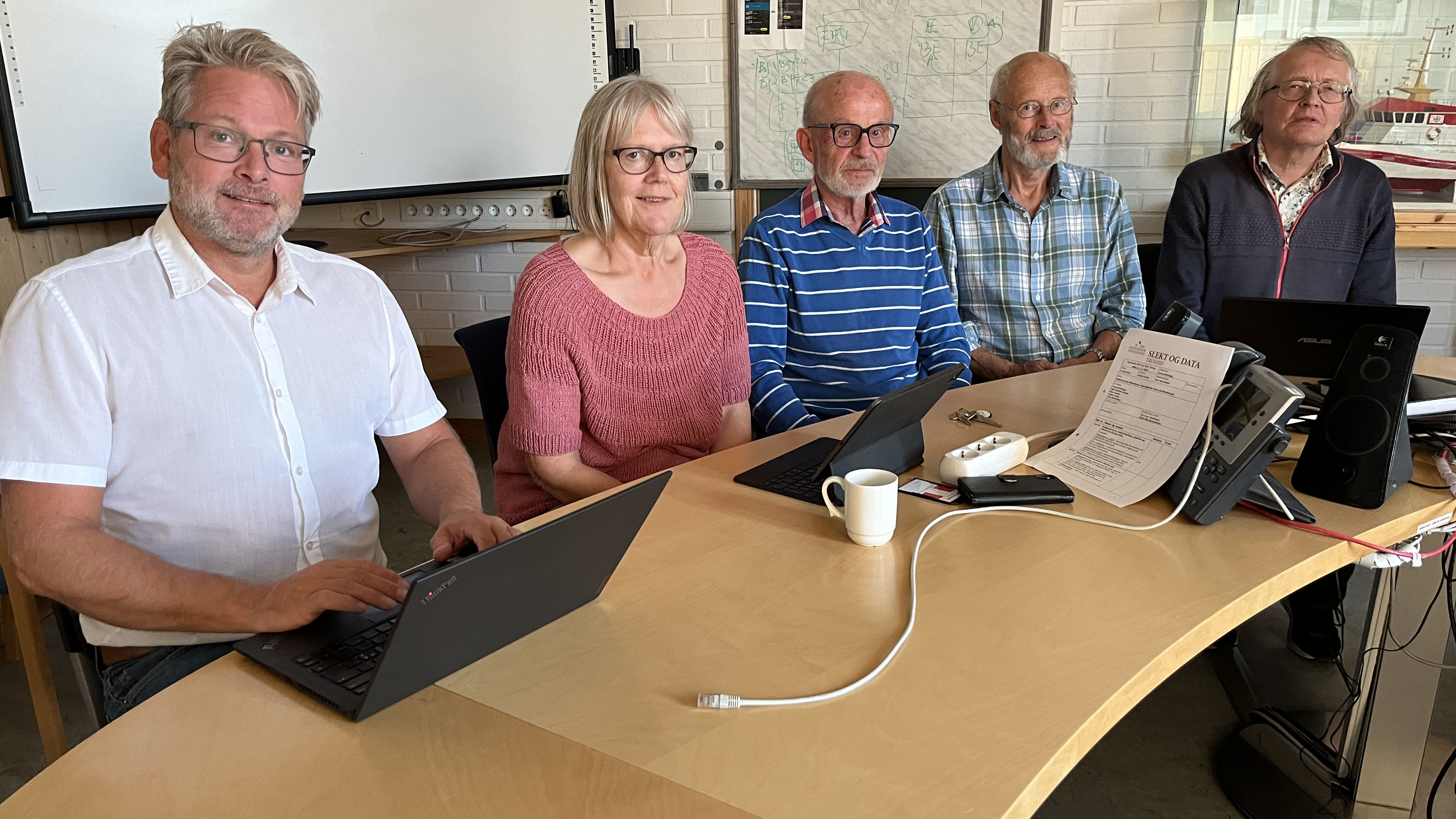 Styret i Slekt og Data Tromsø har mye aktivitet på gang i høst. 