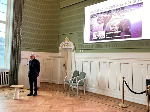 Per Kristian Olsen på Slektsforskerdagen i Tromsø 2024