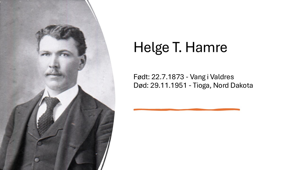 Helge Hamre i USA