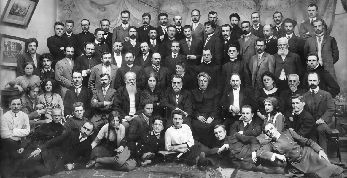 Litauisk akademisk forsamling i Vilnius i 1912