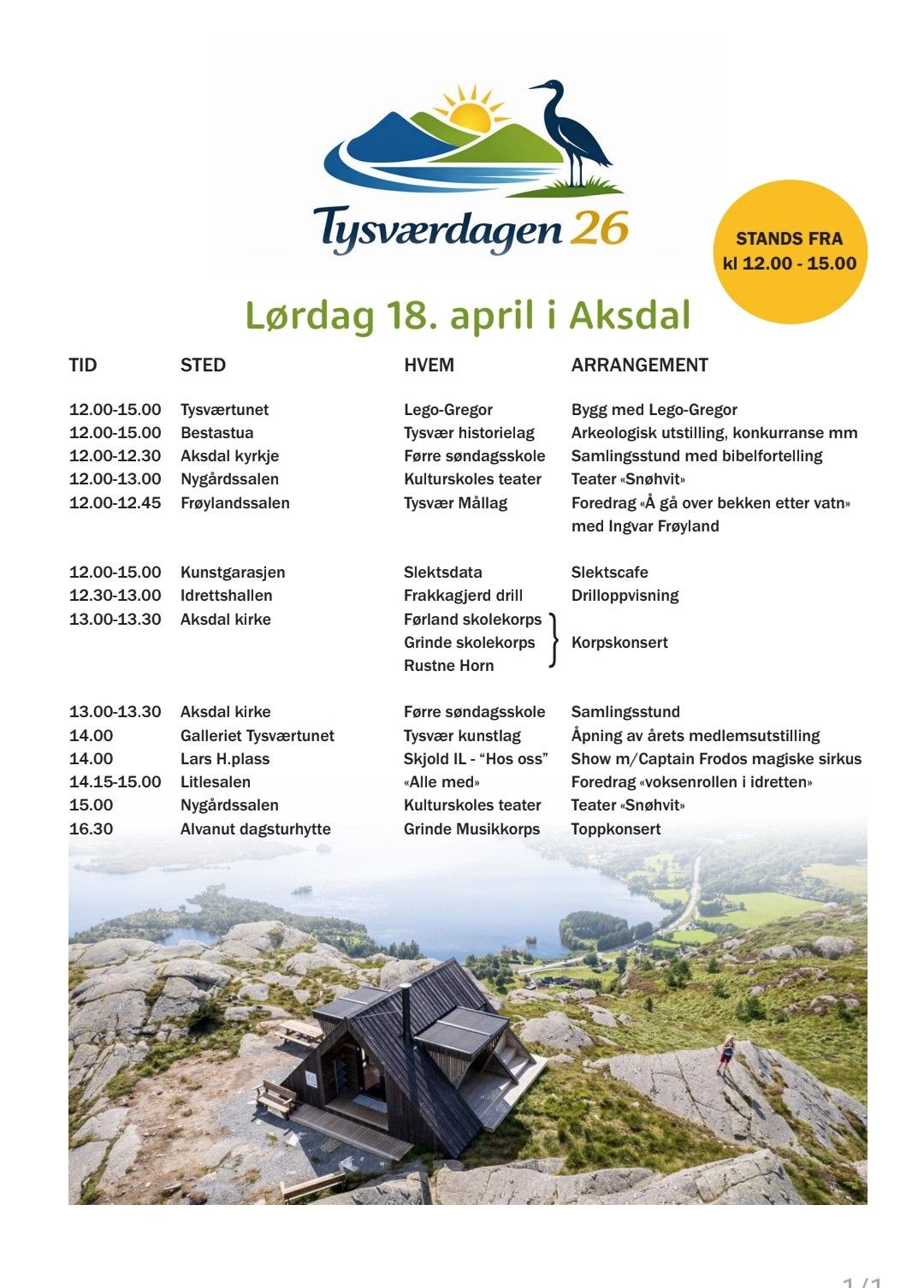 Tysværdagen 2026