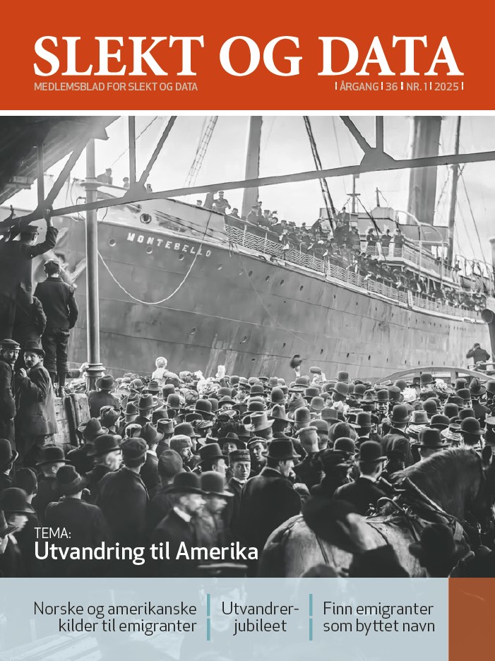 Blad 1, 2025_Utvandring til Amerika