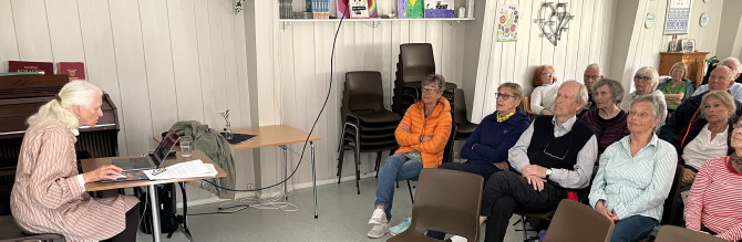 Anne Helseth på Helligvær- Slekt og Data Nordlands vårtur 2026