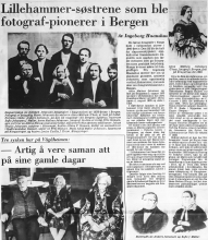 Døtrene til Anders ble omtalt i «Lillehammer Tilskuer» 20. september 1982.