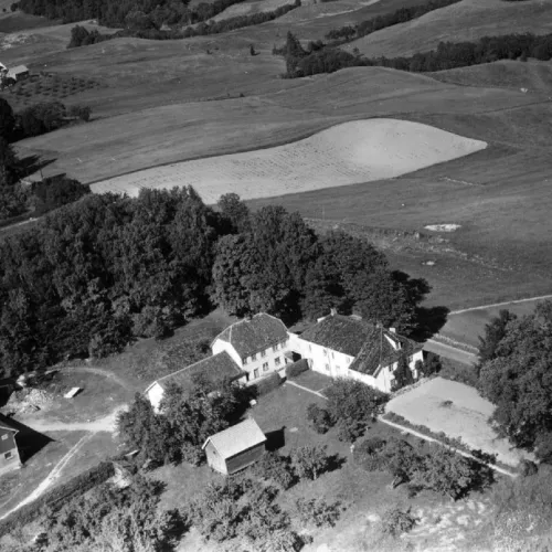Sande prestegård en gang på 50-tallet