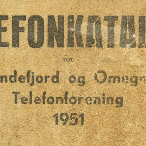 Sandefjord telefonkatalog 1951