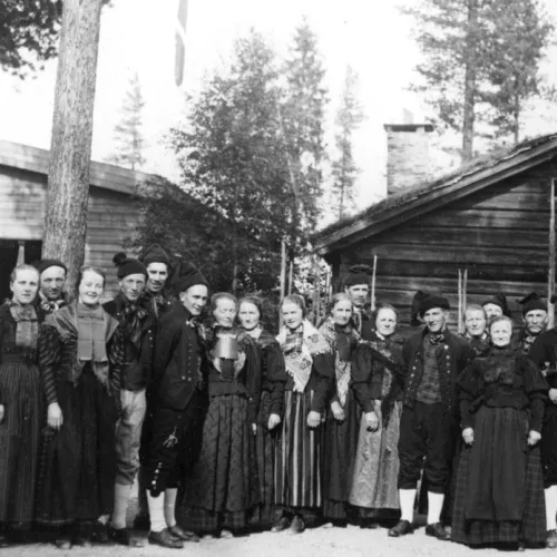 Polsdansere fra Røros 1936