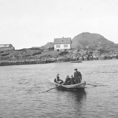 Florø, øy, robåt