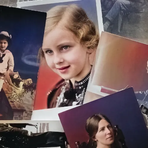 Samling av gamle bilder