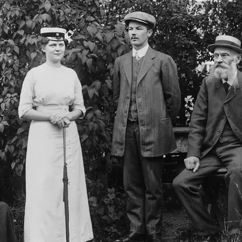 Bilde av en familie i Finland