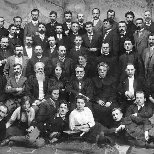 Litauisk akademisk forsamling i Vilnius i 1912