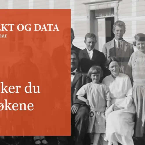 Webinartittel. Familie i bakgrunn