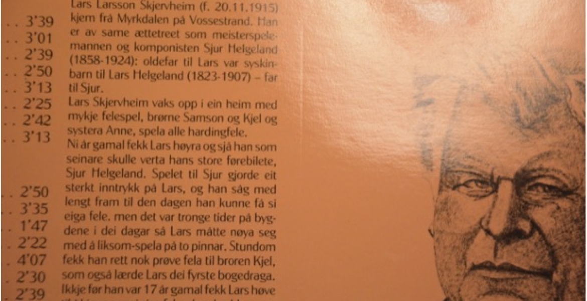 Lars Skjervheim platecover