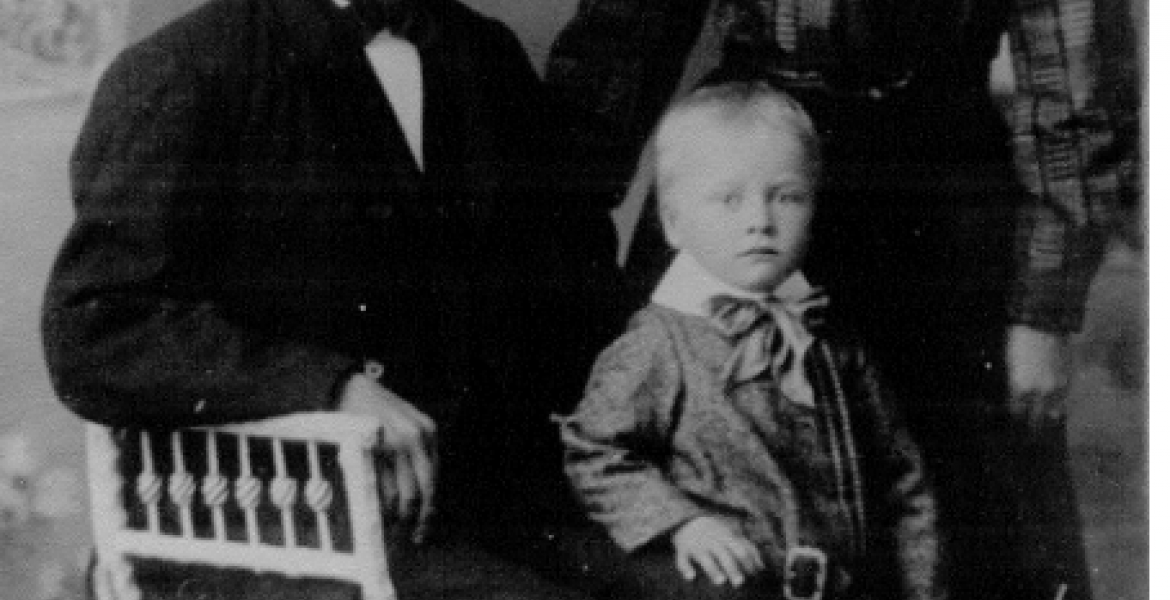 Ole, Anna og Rasmus Melsæther