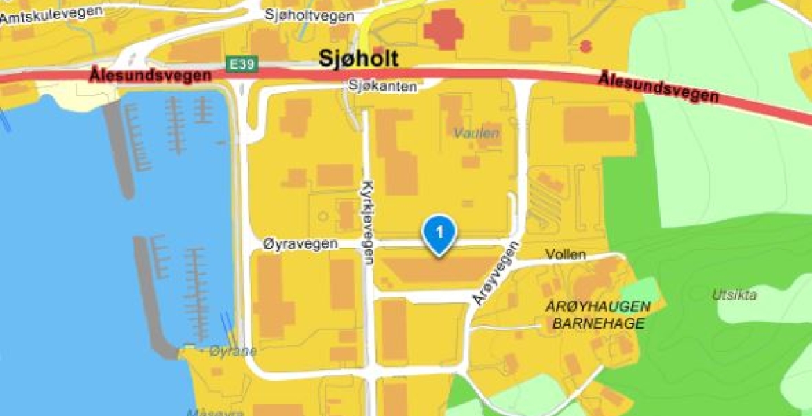 Ørskog folkebibliotek- kart