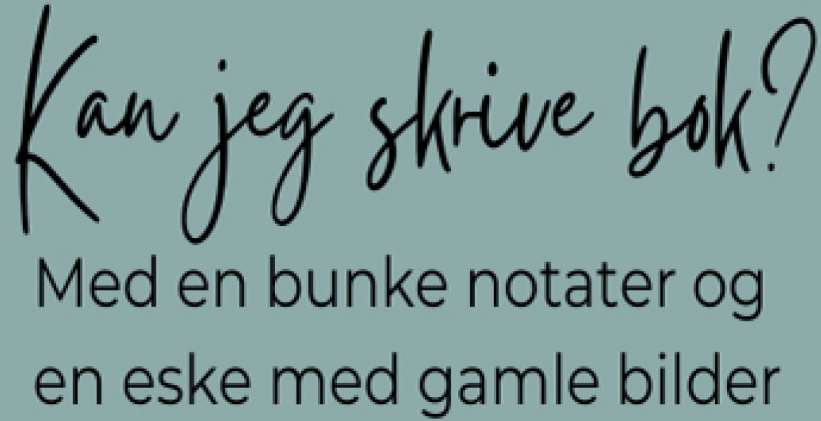 Kan jeg skrive bok