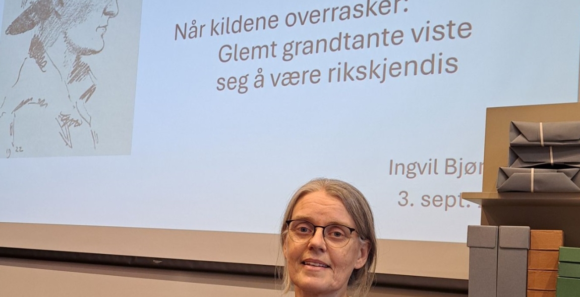 Foredragsholderen Ingvil Bjørnæs